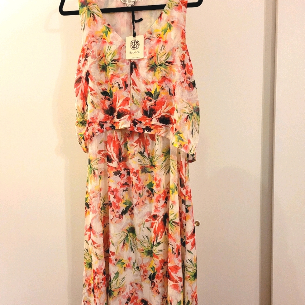NWT Bobeau Floral Sun Dress